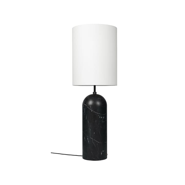 Lampadaire Gravity XL - marbre noir/blanc, high - GUBI