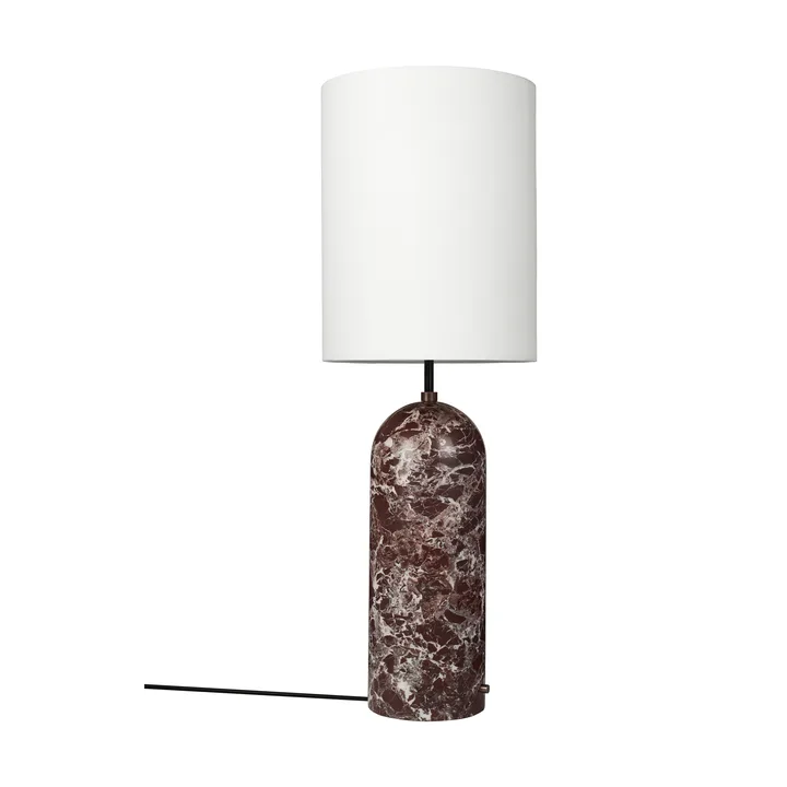Lampadaire Gravity XL - Maroon marble-white - GUBI