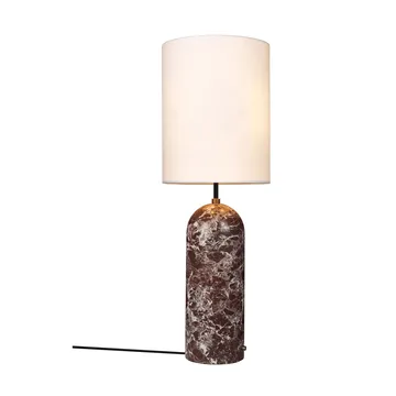 Lampadaire Gravity XL - Maroon marble-white - GUBI