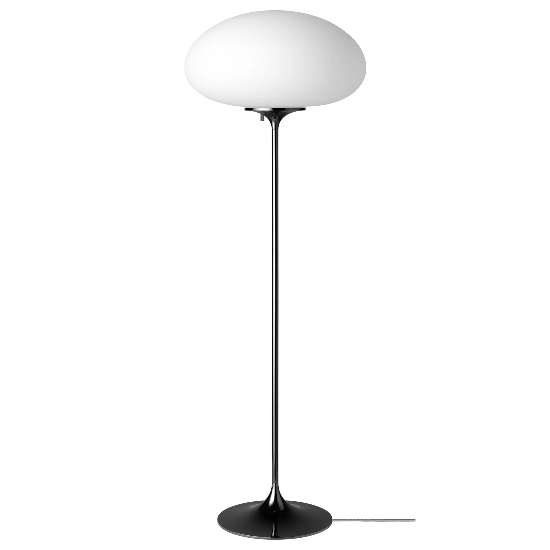 Lampadaire Stemlite 110 cm, Black Chrome GUBI
