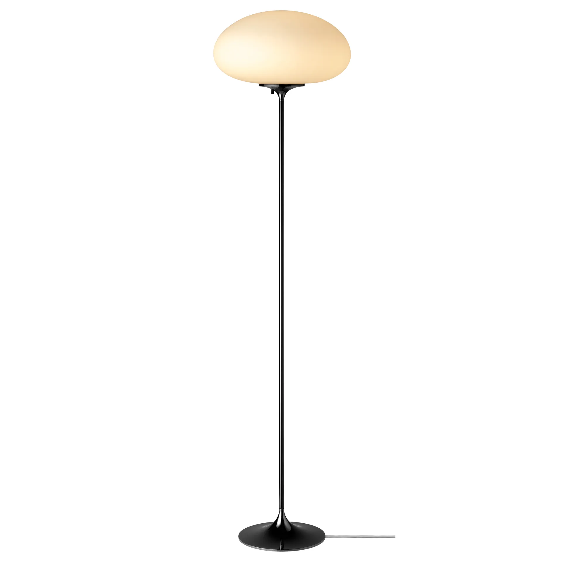 Lampadaire Stemlite 150 cm, Black Chrome GUBI