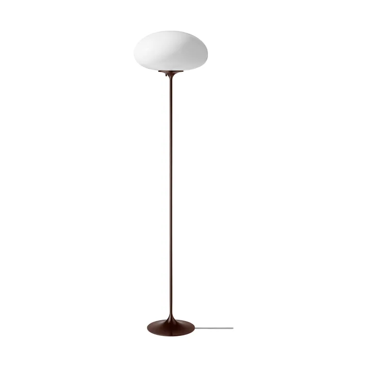 Lampadaire stemlite - Black red verre opale 150 cm - GUBI