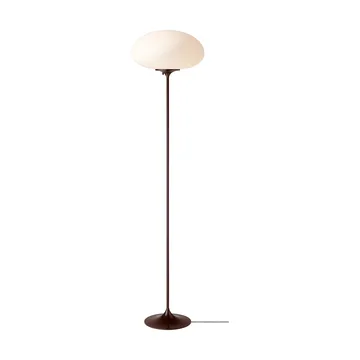 Lampadaire stemlite - Black red verre opale 150 cm - GUBI