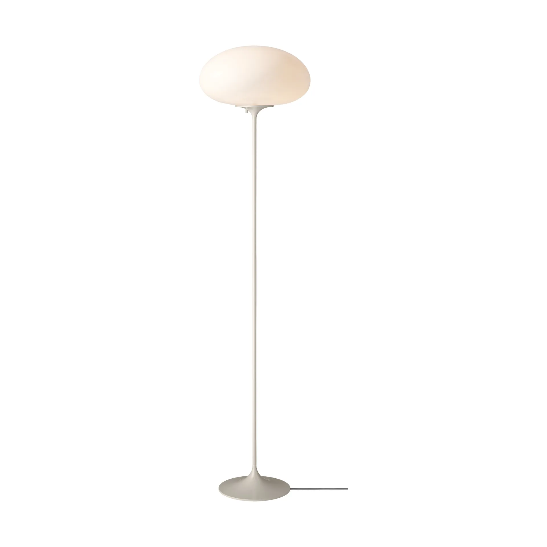 Lampadaire stemlite, Pebble grey verre opale 150 cm GUBI