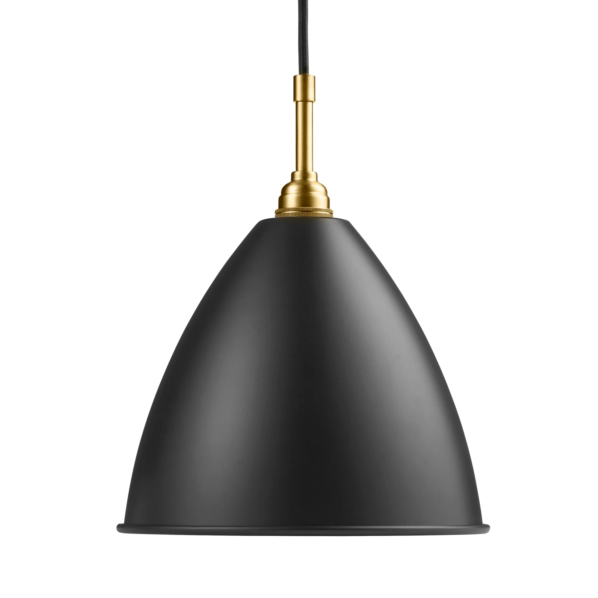 Lampe à suspension Bestlite BL9L, noir charbon-laiton GUBI