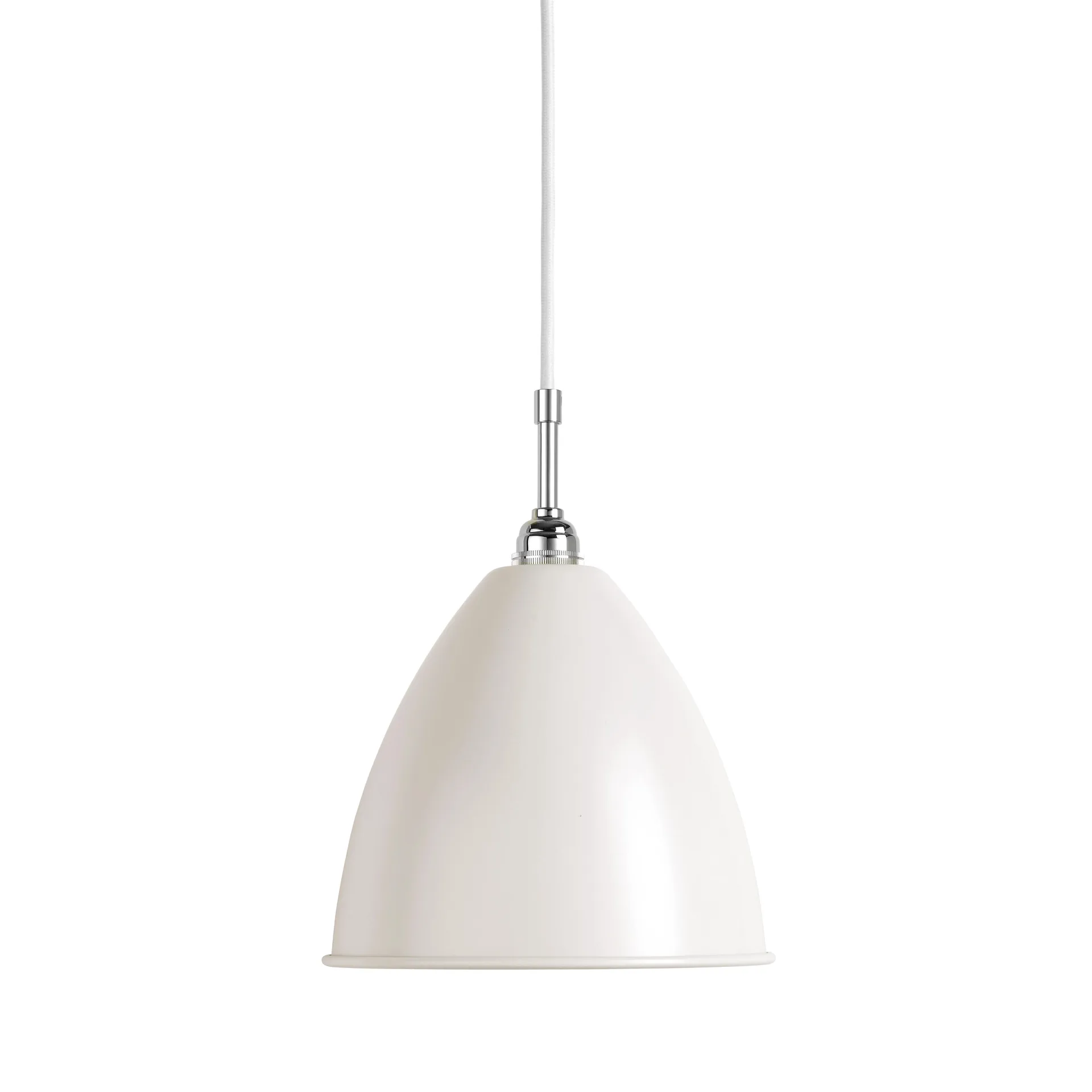 Lampe à suspension Bestlite BL9M, blanc mat-chrome GUBI