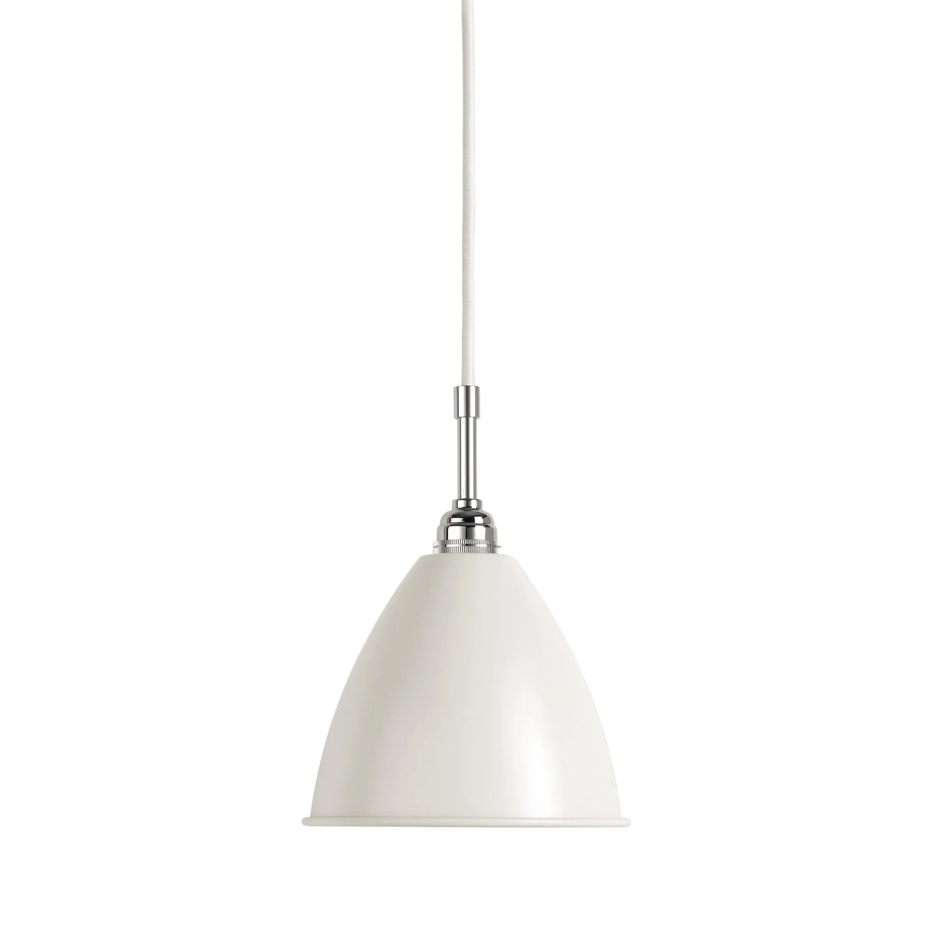 Lampe à suspension Bestlite BL9S, blanc mat-chrome GUBI