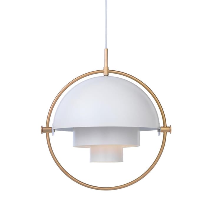 Lampe à suspension Multi-Lite - laiton-blanc - Gubi