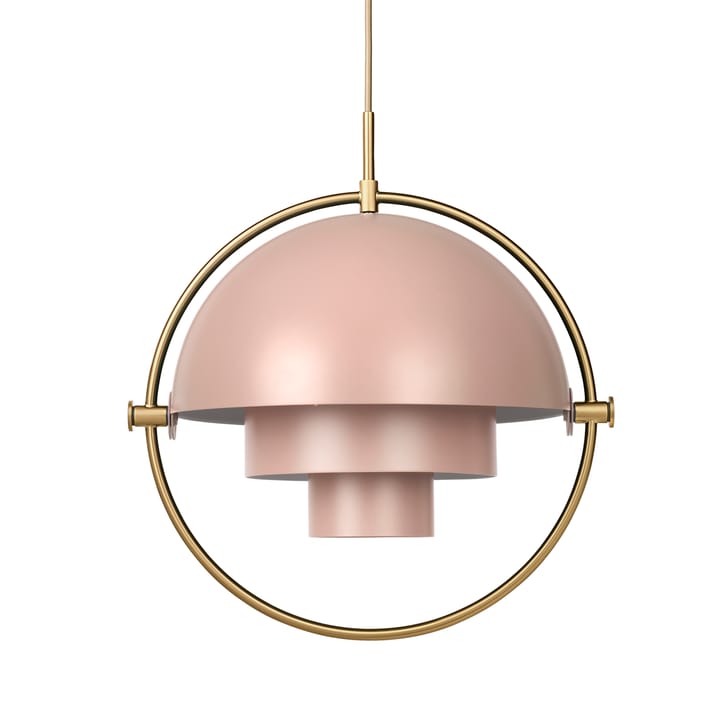Lampe à suspension Multi-Lite - laiton-rose - Gubi
