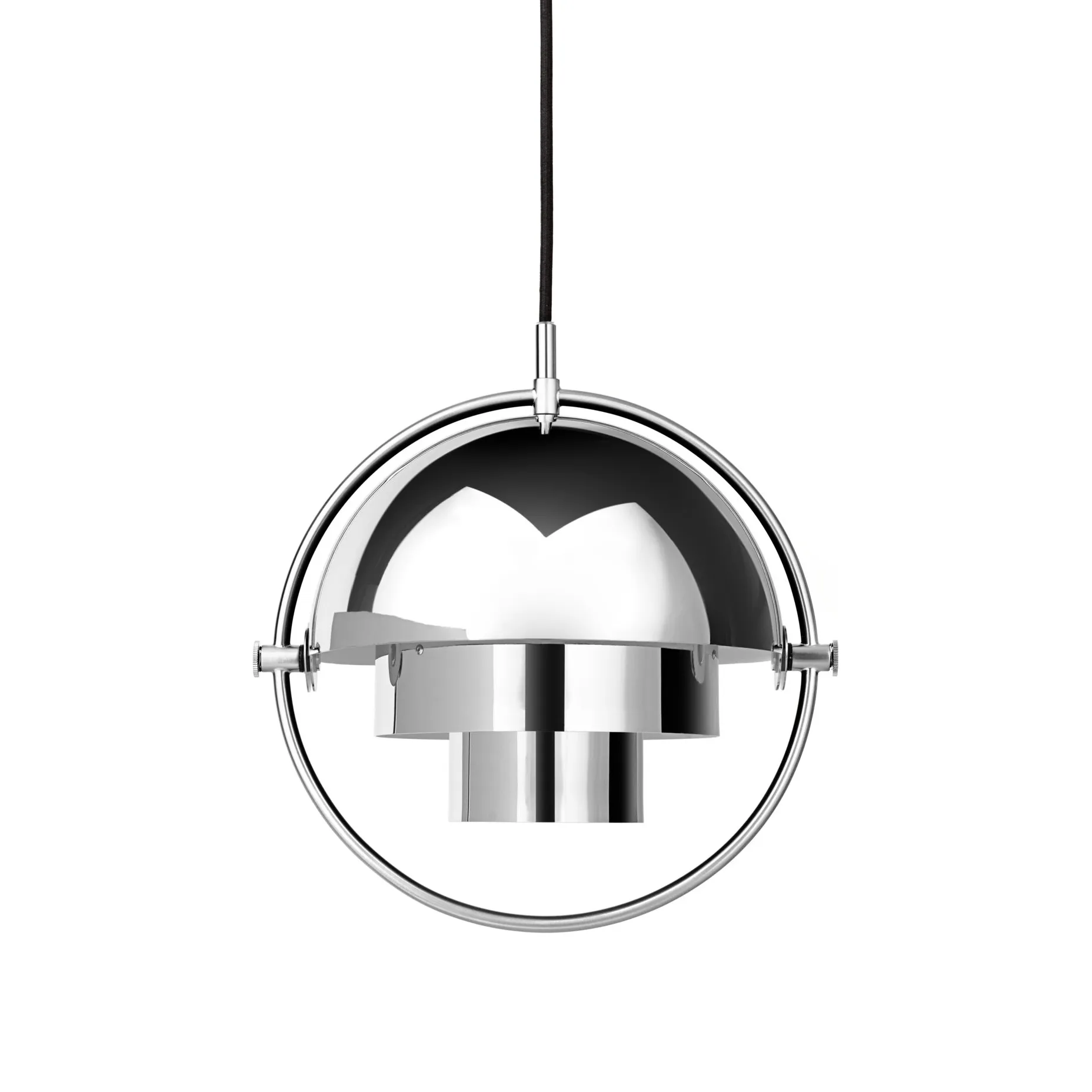 Lampe à suspension Multi-Lite small, Chrome GUBI