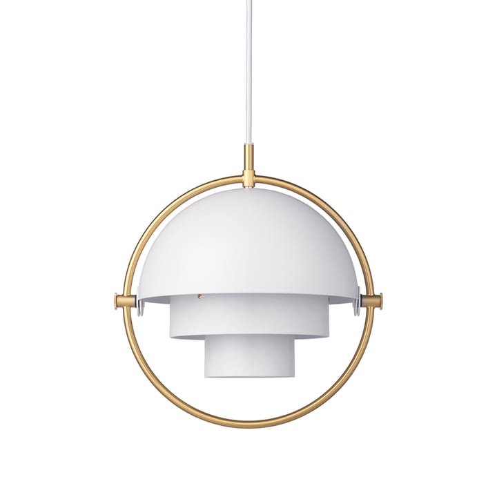 Lampe à suspension Multi-Lite small - Laiton-blanc - GUBI