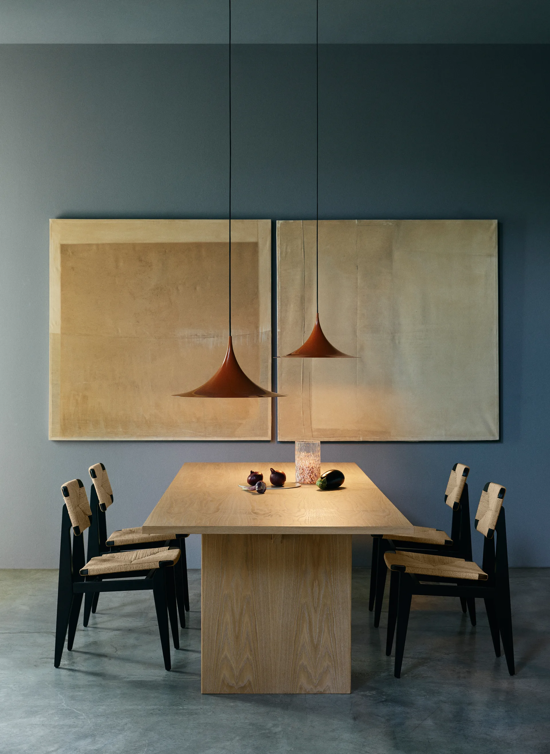 Lampe à suspension Semi Ø 30 cm, Roasted pumpkin glossy GUBI