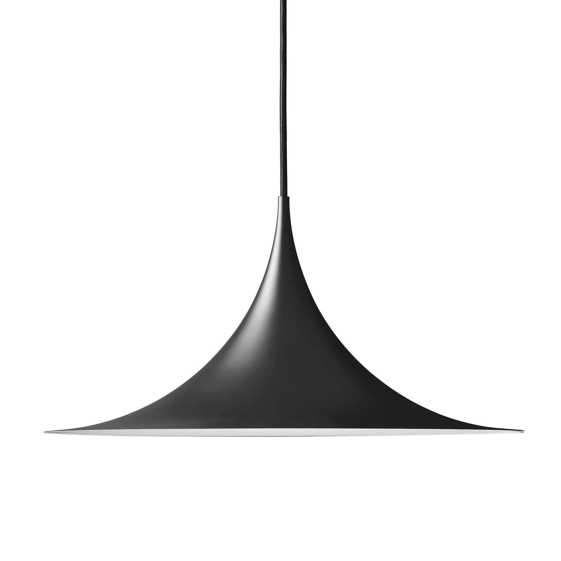 Lampe à suspension Semi Ø 47 cm, Black semi matt GUBI