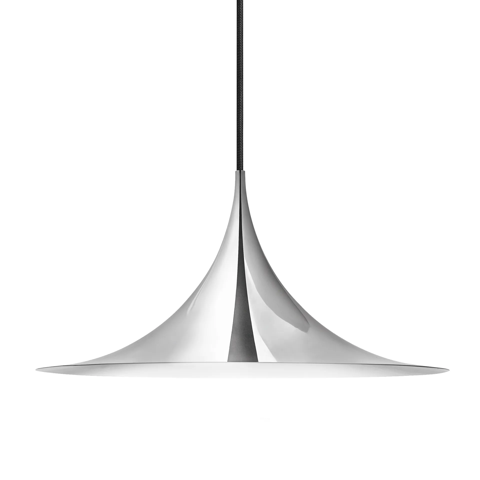 Lampe à suspension Semi Ø 47 cm, Chrome GUBI