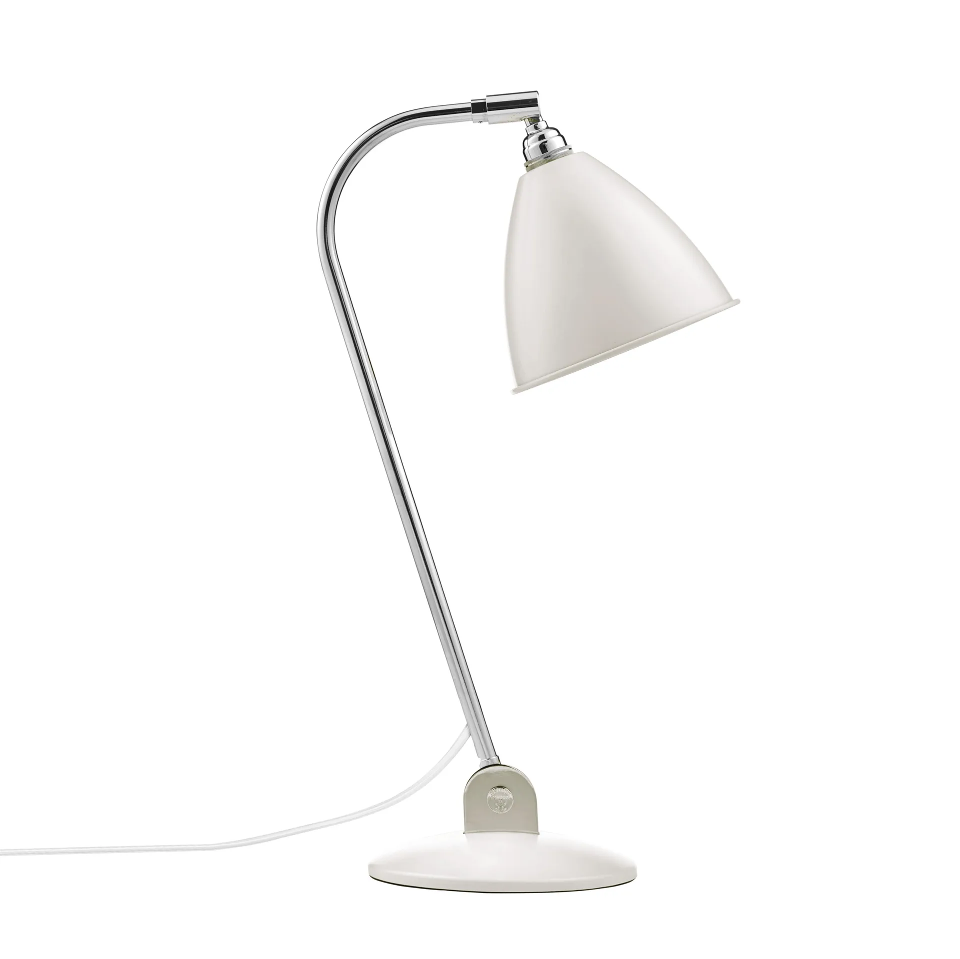 Lampe de table Bestlite BL2, blanc mat-chrome GUBI