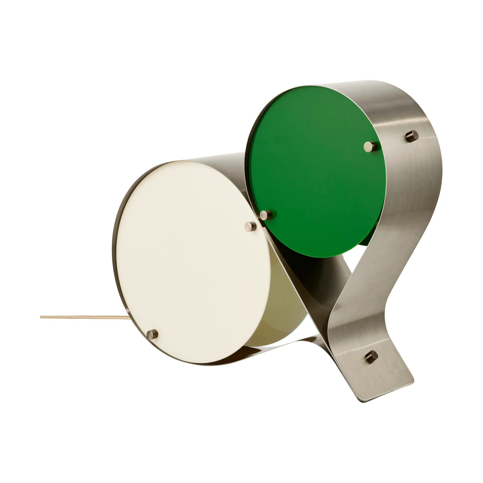 Lampe de table Coppia, Ivoire & trèfle GUBI