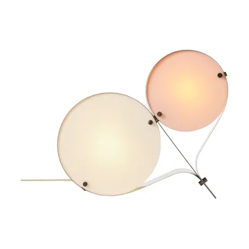 Lampe de table Coppia - Ivory & blush - GUBI