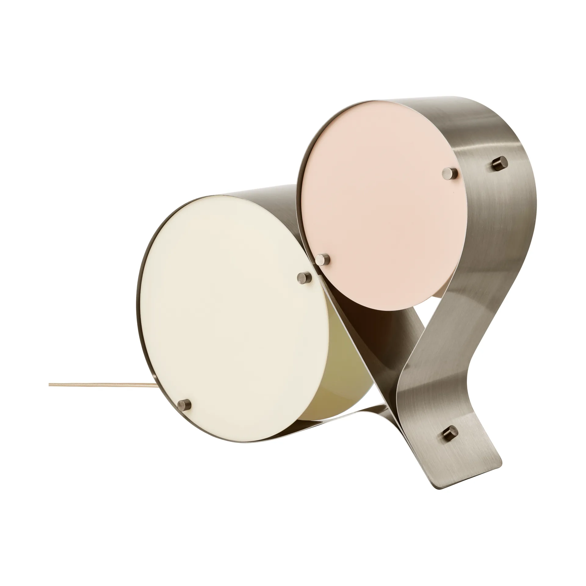 Lampe de table Coppia, Ivory & blush GUBI