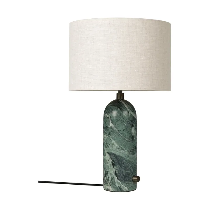 Lampe de table Grablancy S - Emerald marble-canvas - GUBI