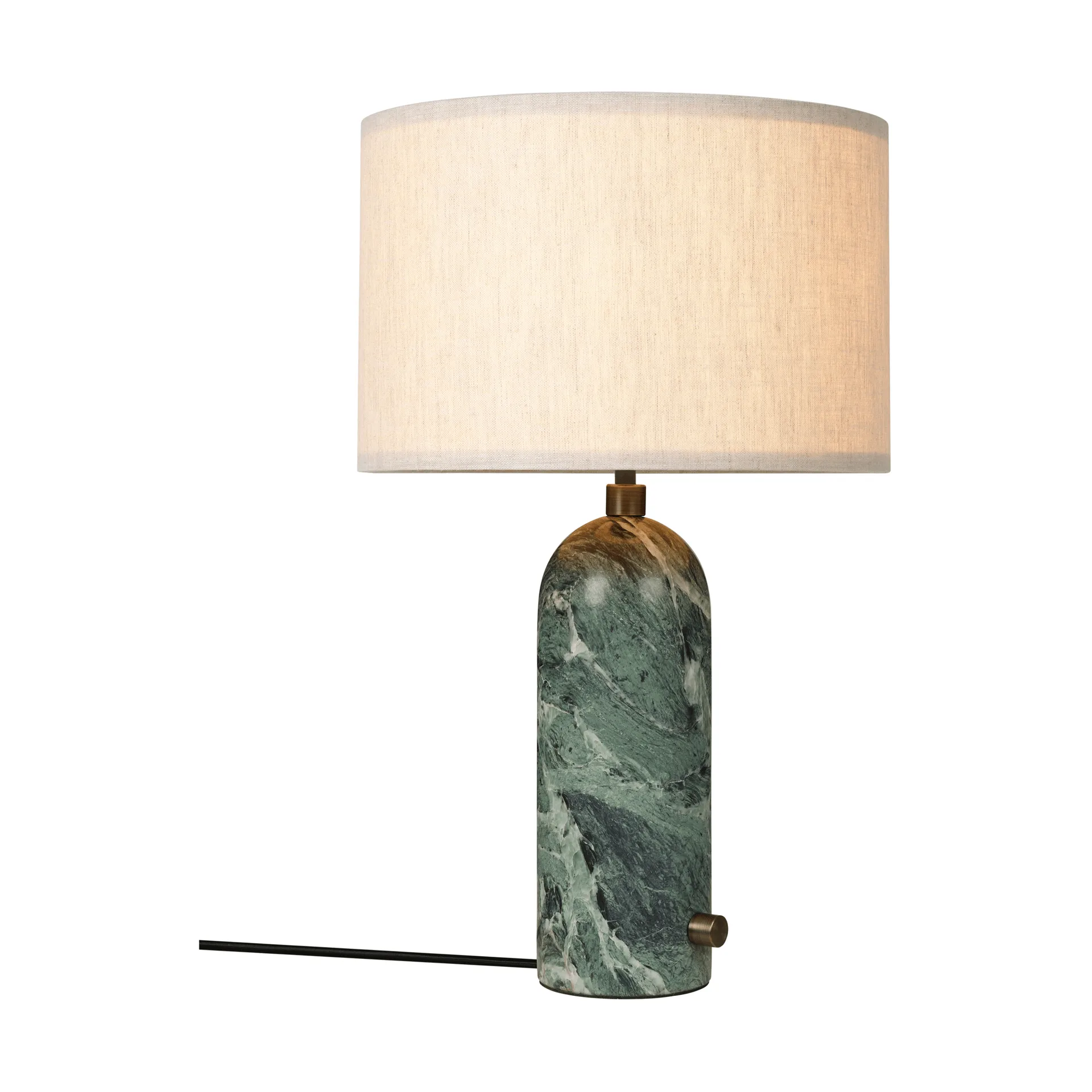 Lampe de table Grablancy S, Emerald marble-canvas GUBI