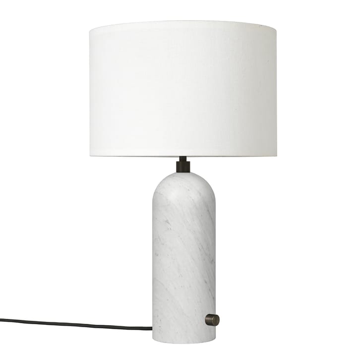Lampe de table Grablancy S - Marbre blanc-blanc - Gubi