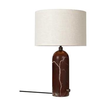Lampe de table Grablancy S - Maroon marble-canvas - GUBI