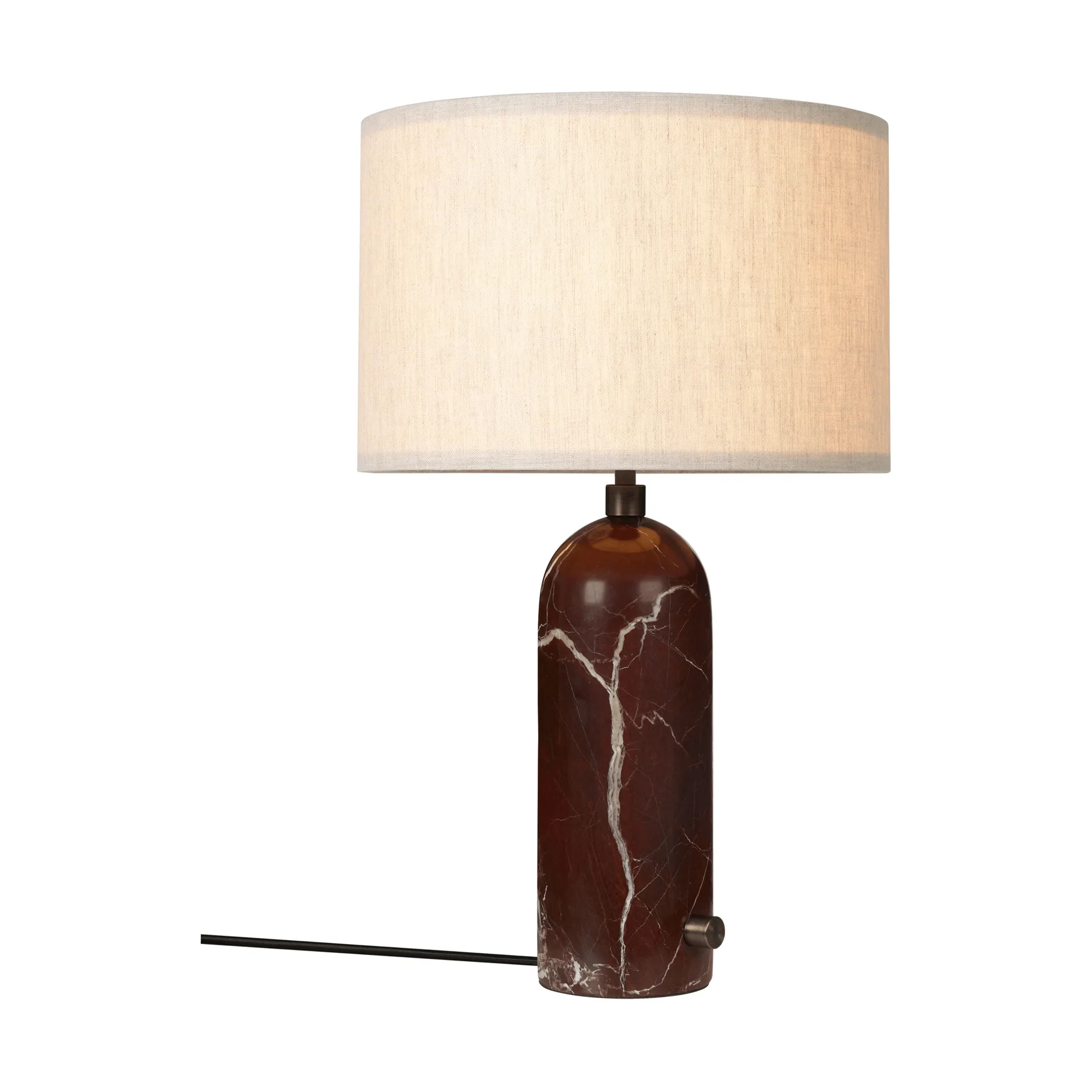 Lampe de table Grablancy S, Maroon marble-canvas GUBI