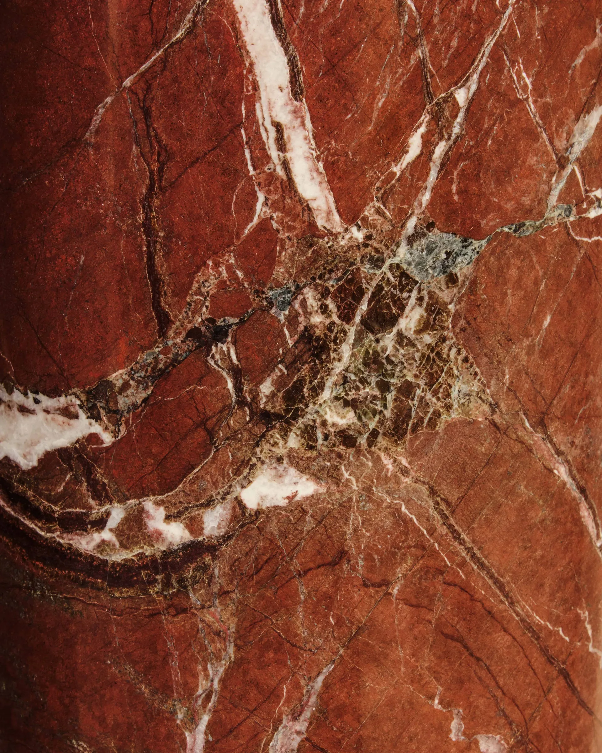 Lampe de table Grablancy S, Maroon marble-white GUBI