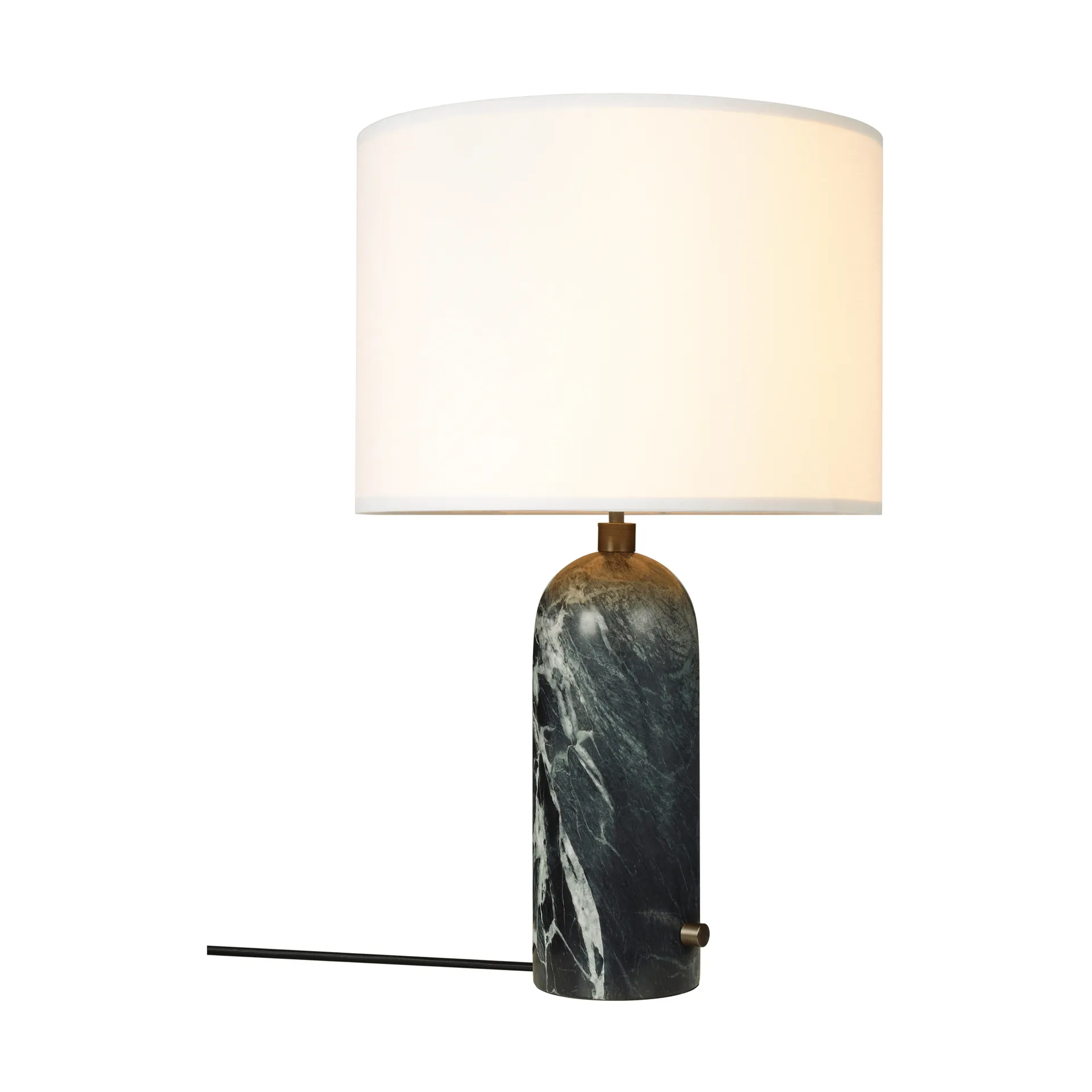 Lampe de table Gravity L, Emerald marble-white GUBI