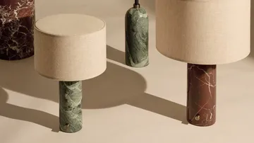 Lampe de table Gravity L - Emerald marble-white - GUBI