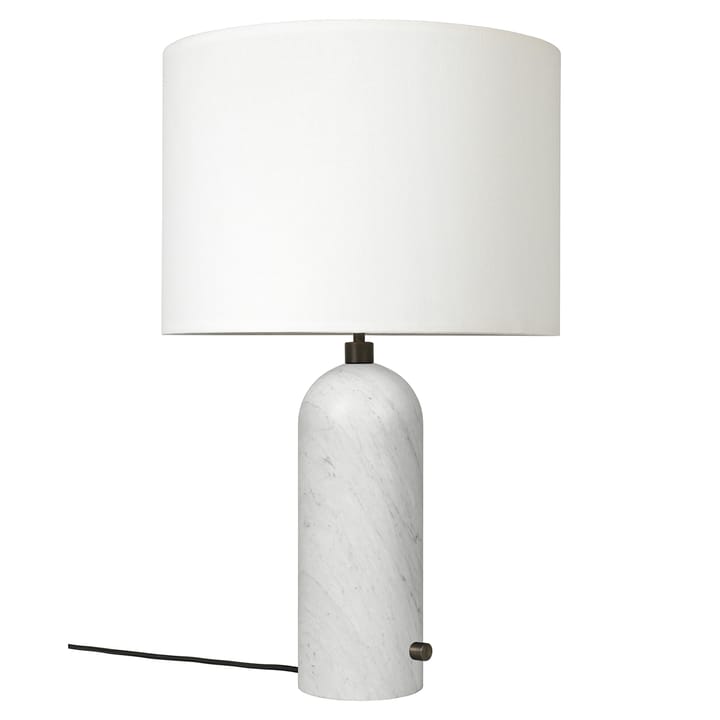 Lampe de table Gravity L - Marbre blanc-blanc - Gubi