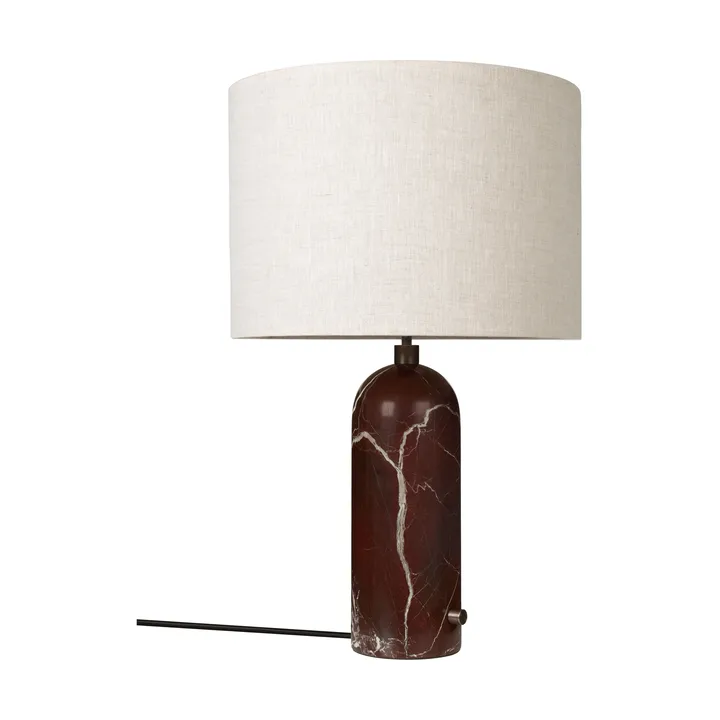 Lampe de table Gravity L - Maroon marble-canvas - GUBI