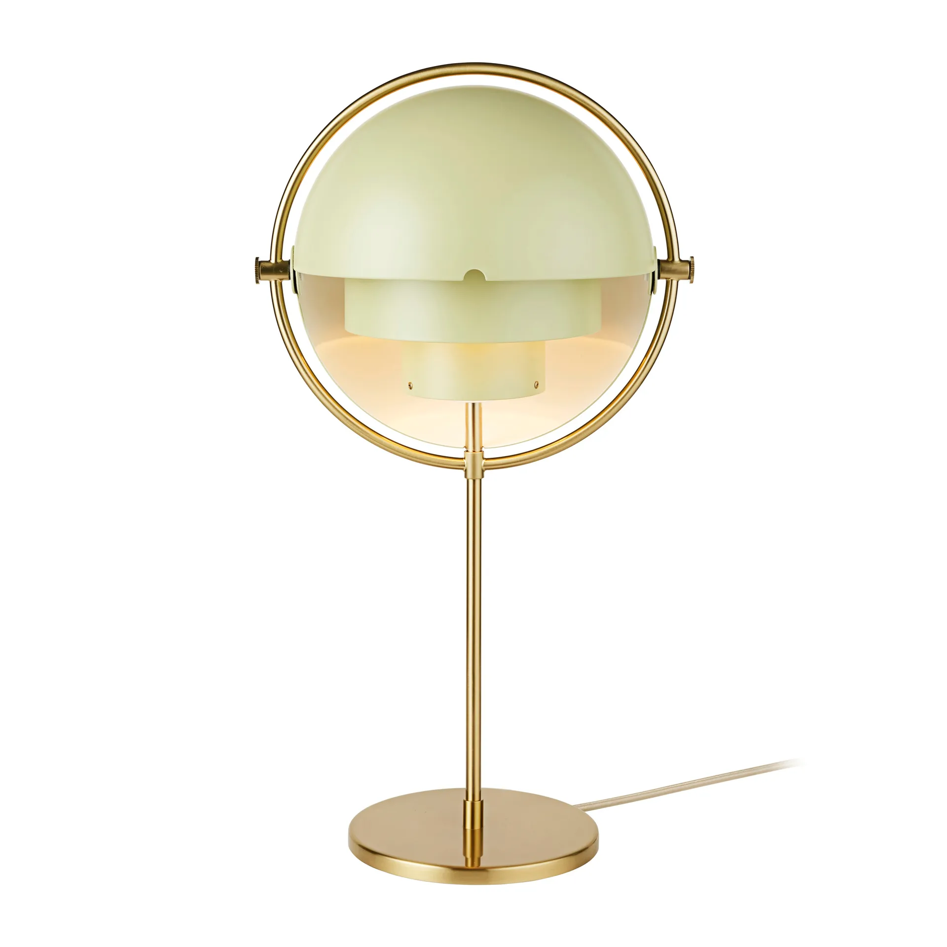 Lampe de table Multi-Lite, Brass-desert sage GUBI