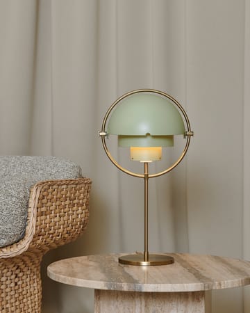 Lampe de table Multi-Lite - Brass-desert sage - GUBI