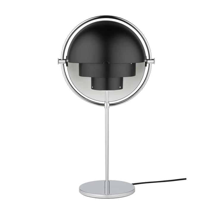 Lampe de table Multi-Lite - Chrome-noir - GUBI