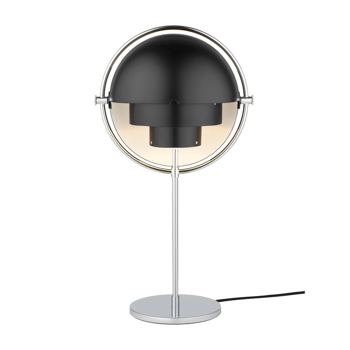 Lampe de table Multi-Lite - Chrome-noir - GUBI