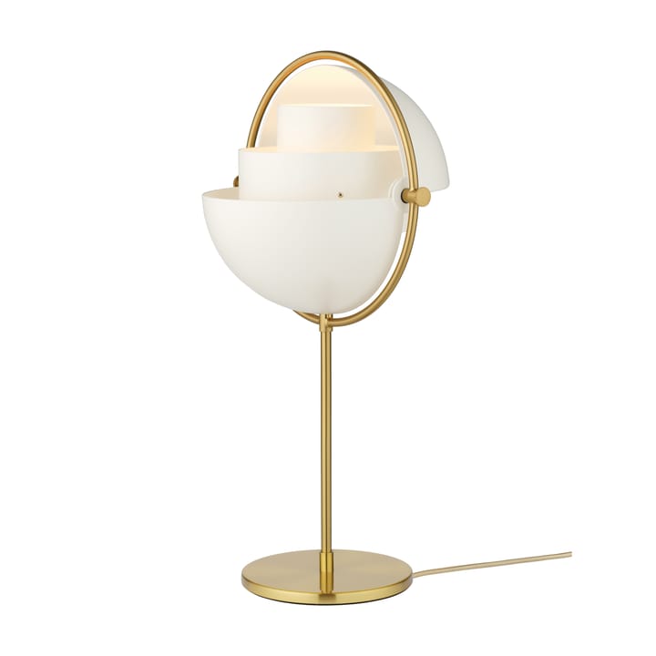 Lampe de table Multi-Lite - Laiton-blanc - GUBI