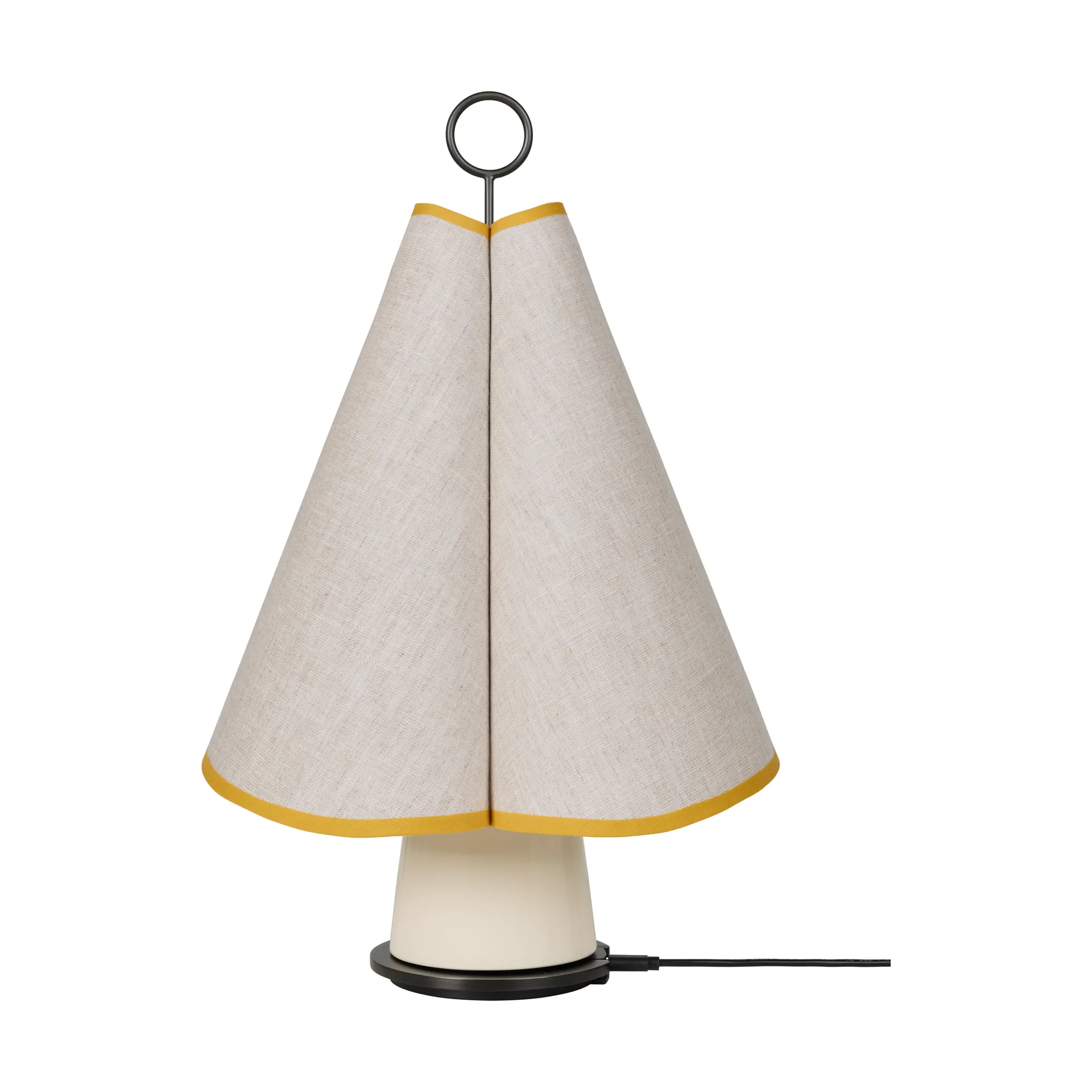 Lampe de table portable Hornbæk, Poppy yellow GUBI