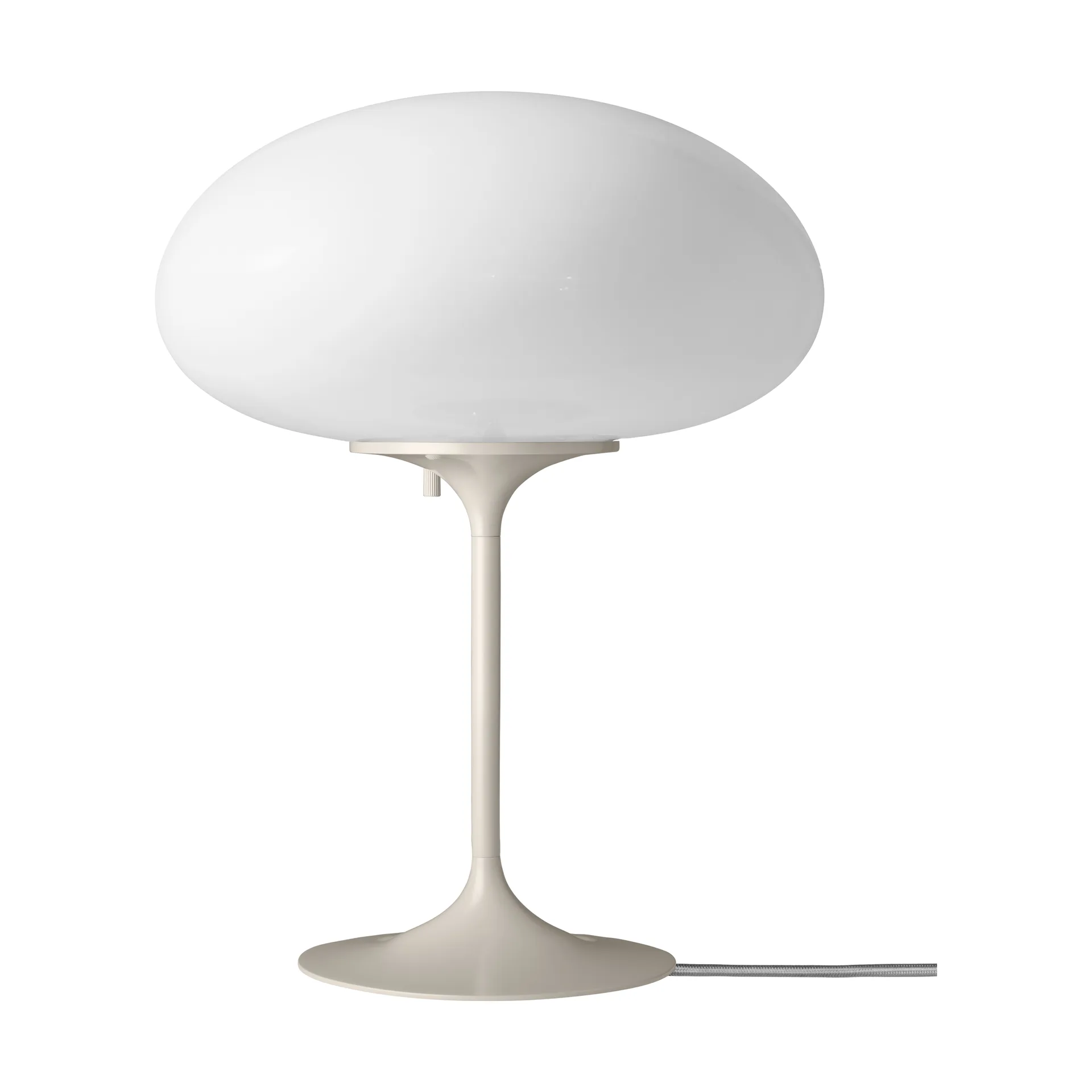 Lampe de table Stemlite, Pebble grey verre opale 42 cm GUBI