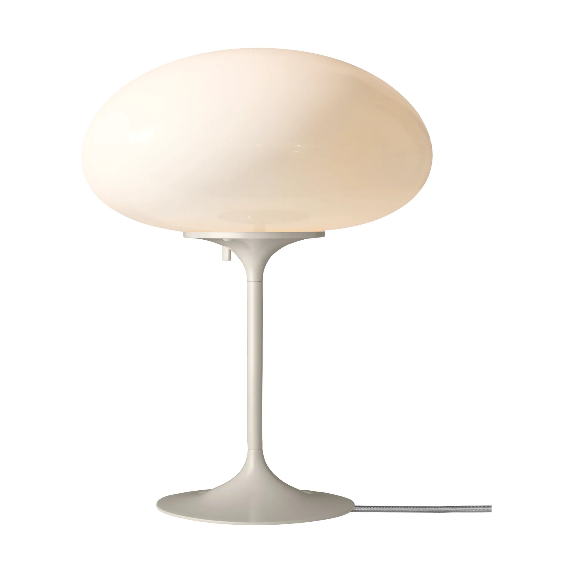Lampe de table Stemlite, Pebble grey verre opale 42 cm GUBI