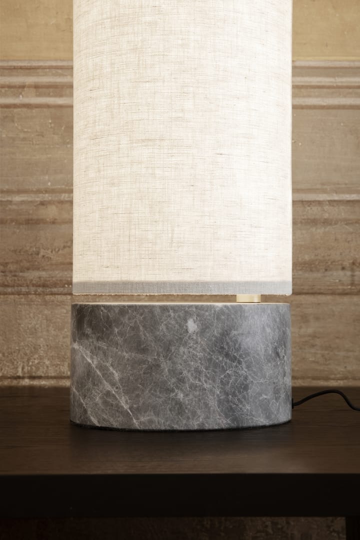 Lampe de table Unbound - Toile-marbre gris - GUBI
