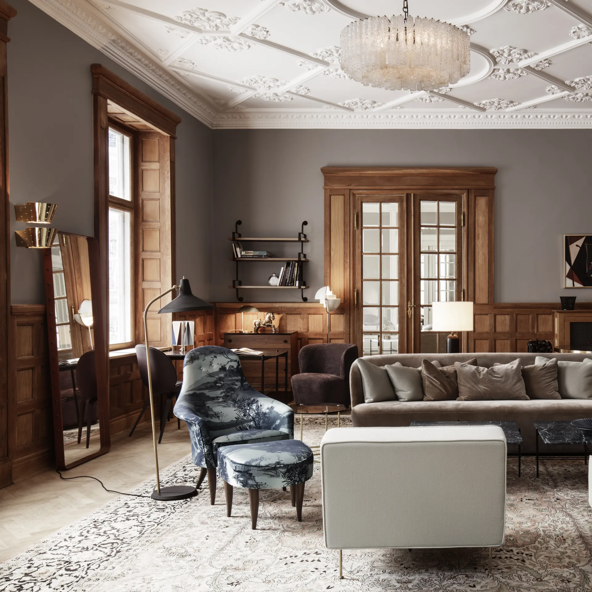 Lampe murale 9464, Laiton GUBI