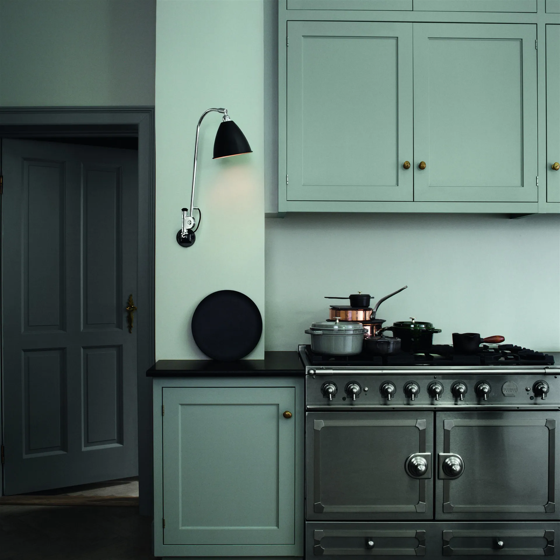 Lampe murale Bestlite BL6, noir-chrome GUBI