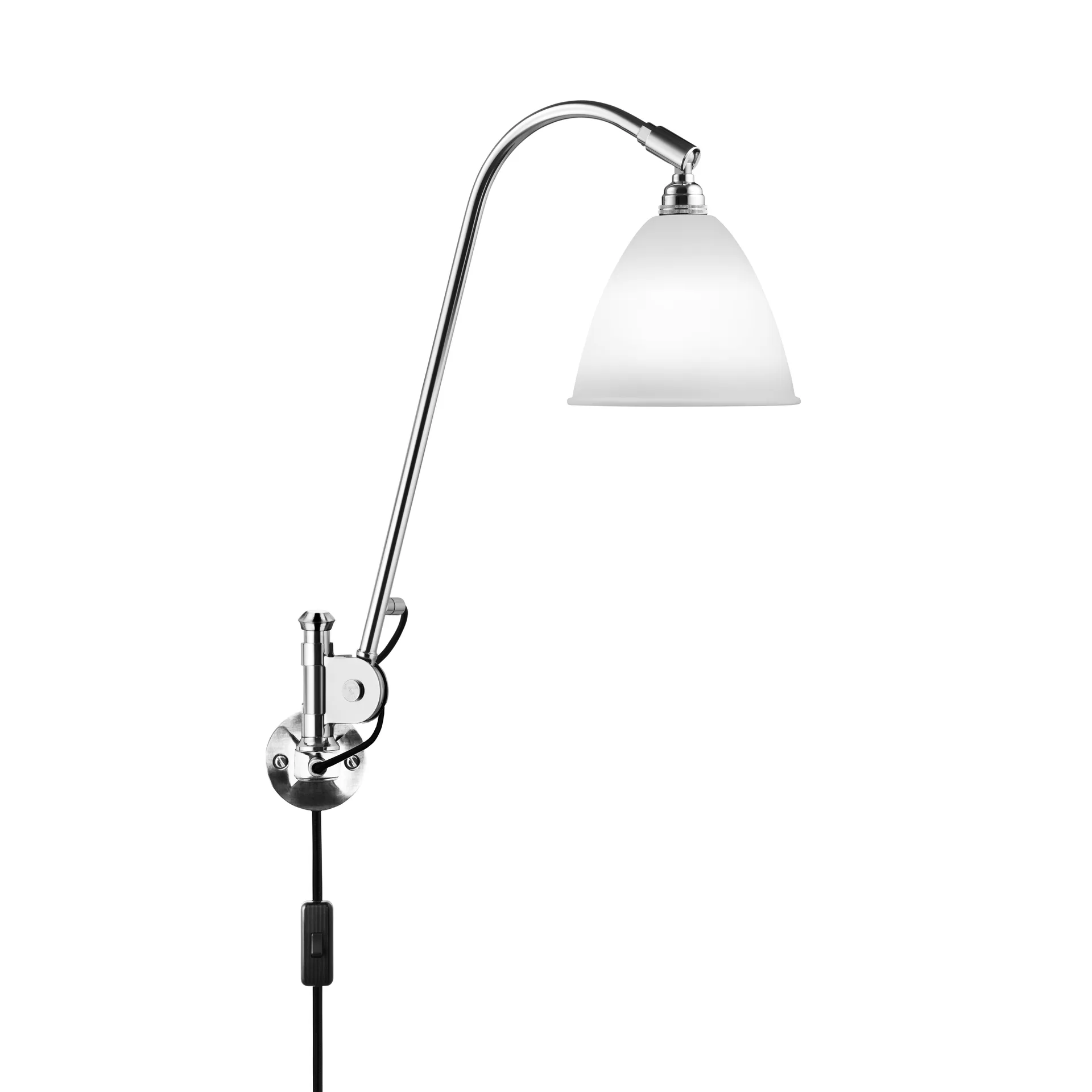 Lampe murale Bestlite BL6, porcelaine-chrome GUBI