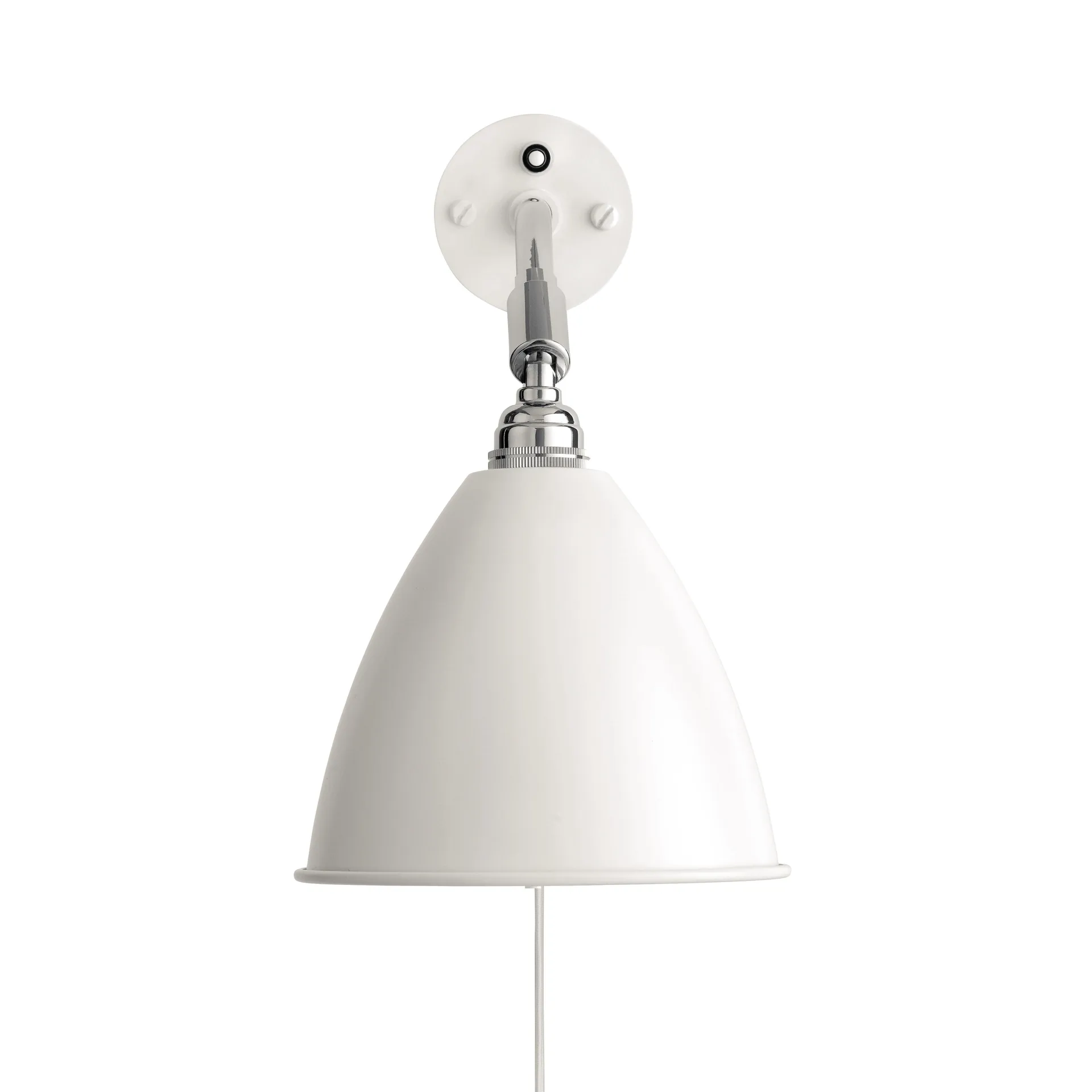 Lampe murale Bestlite BL7, blanc mat-chrome GUBI