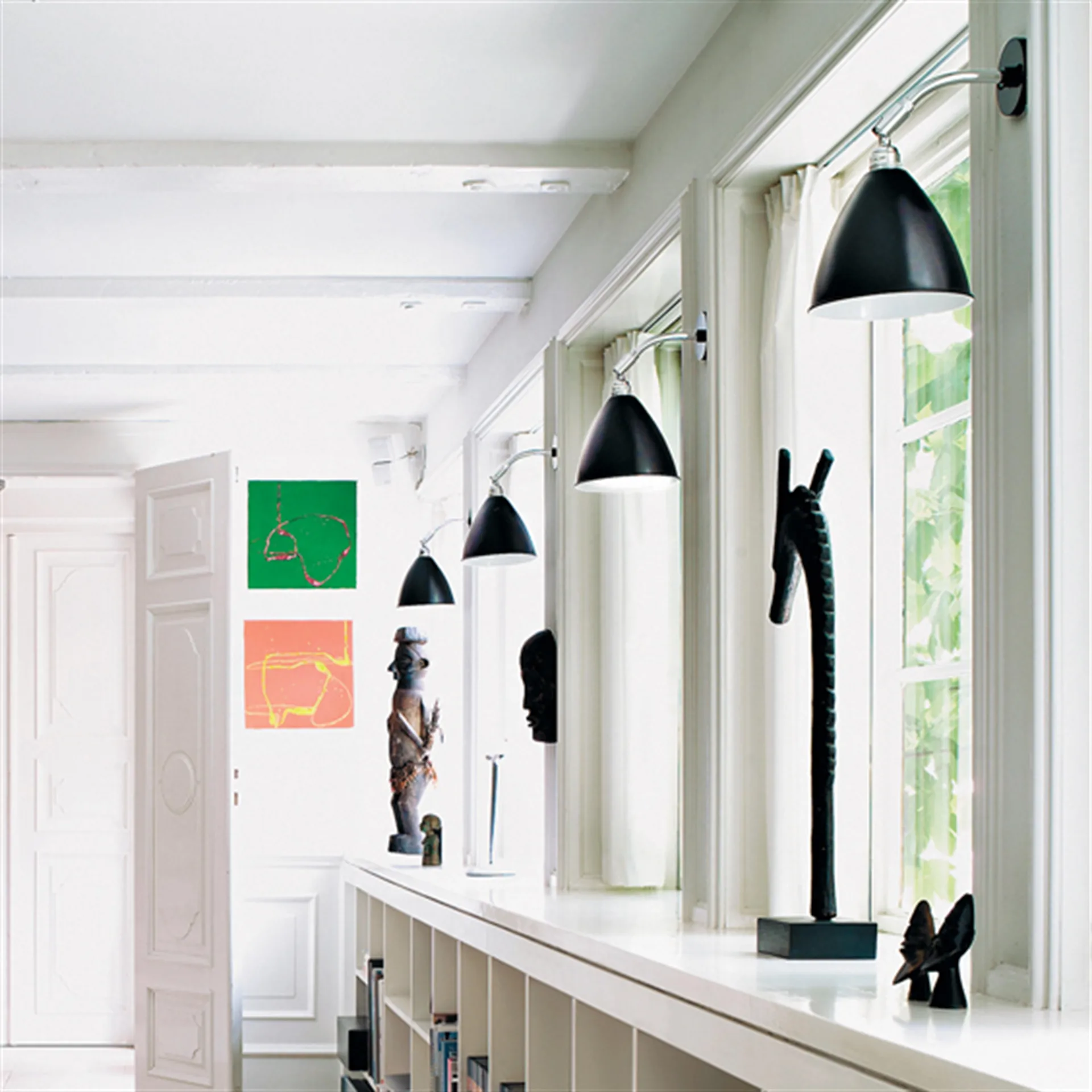 Lampe murale Bestlite BL7, noir-chrome GUBI