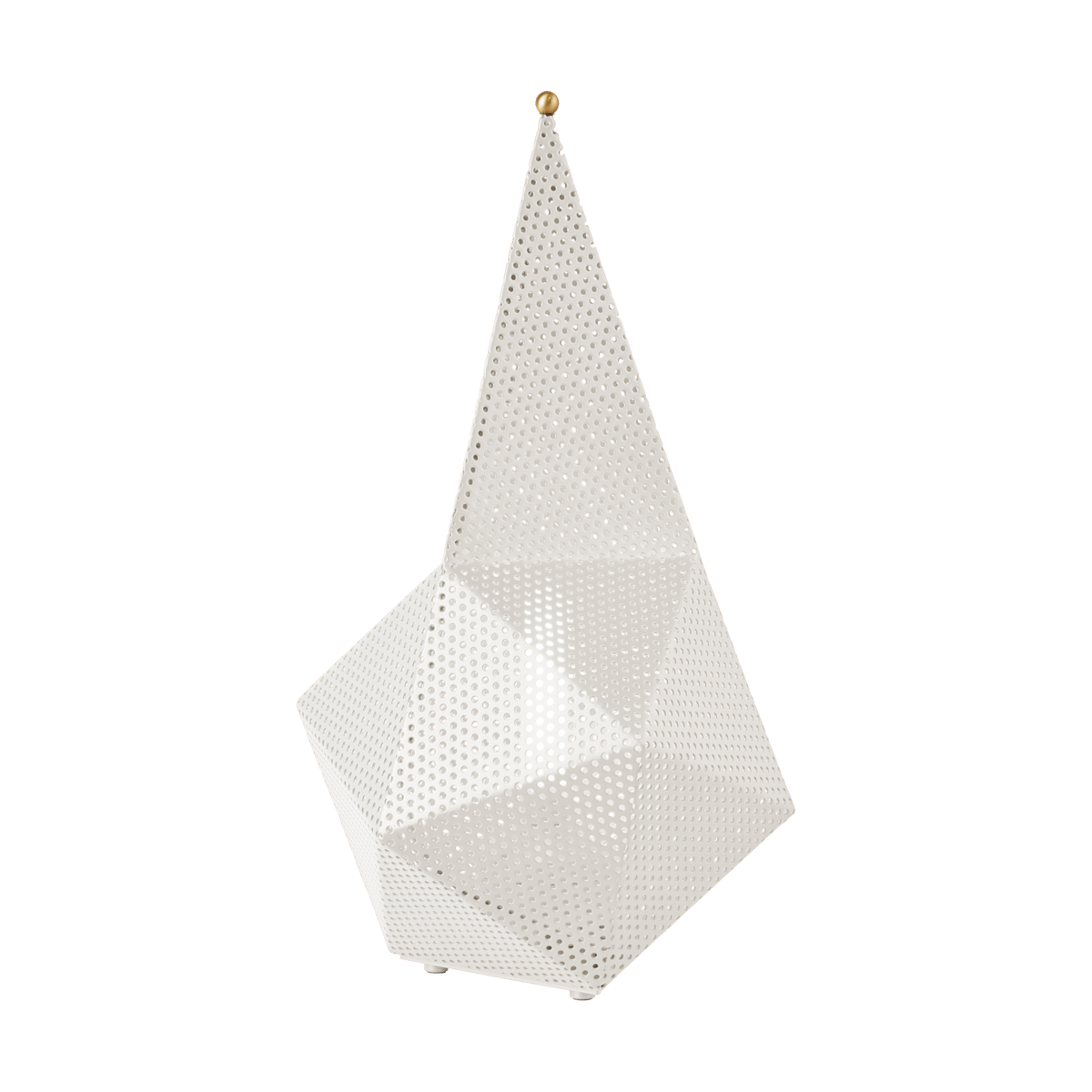 GUBI Lampe portable Bagdad Blanc crème semi-mat | Design Scandinave | Lampes de table | Blanc