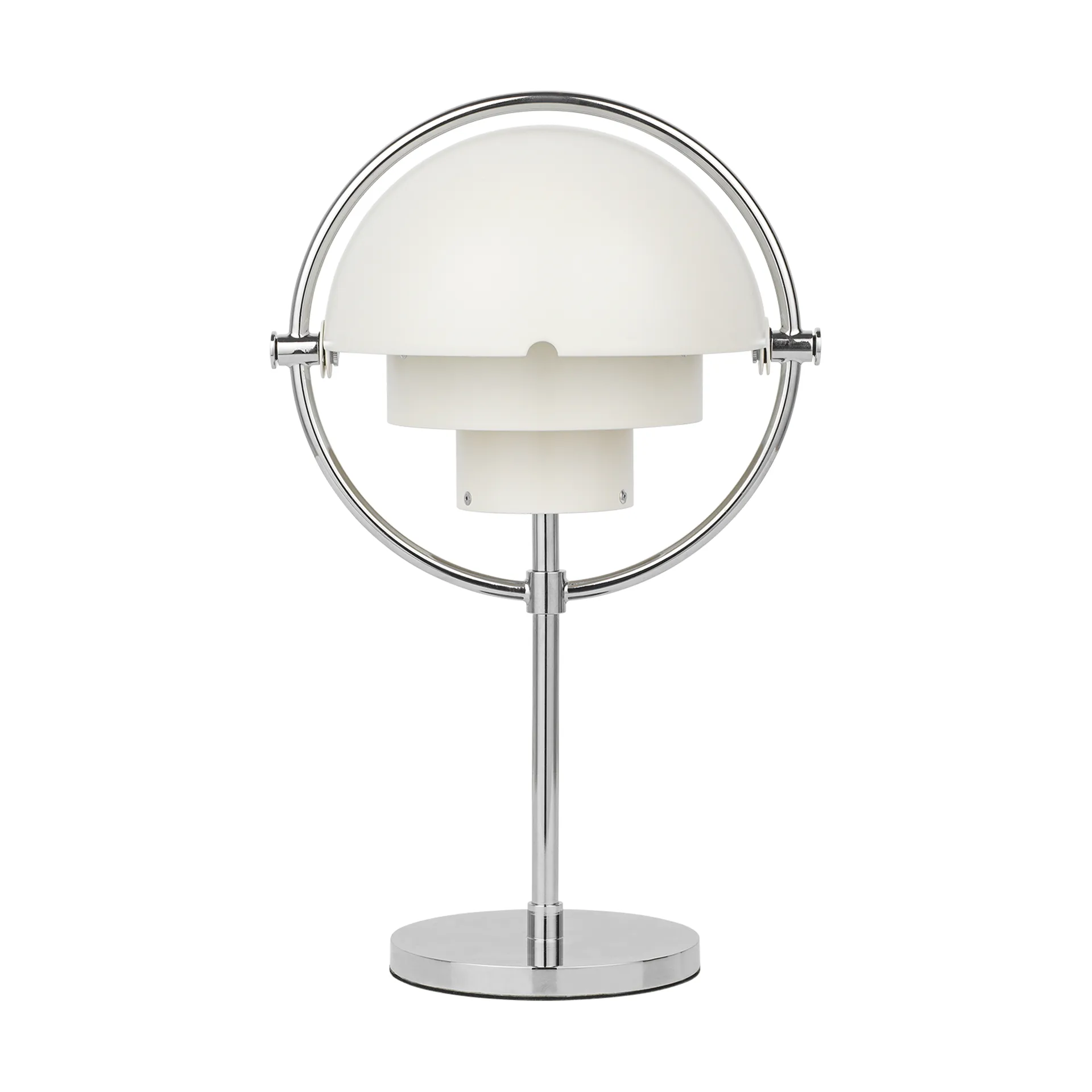 Lampe portable Multi-Lite, White semi matt-chrome GUBI