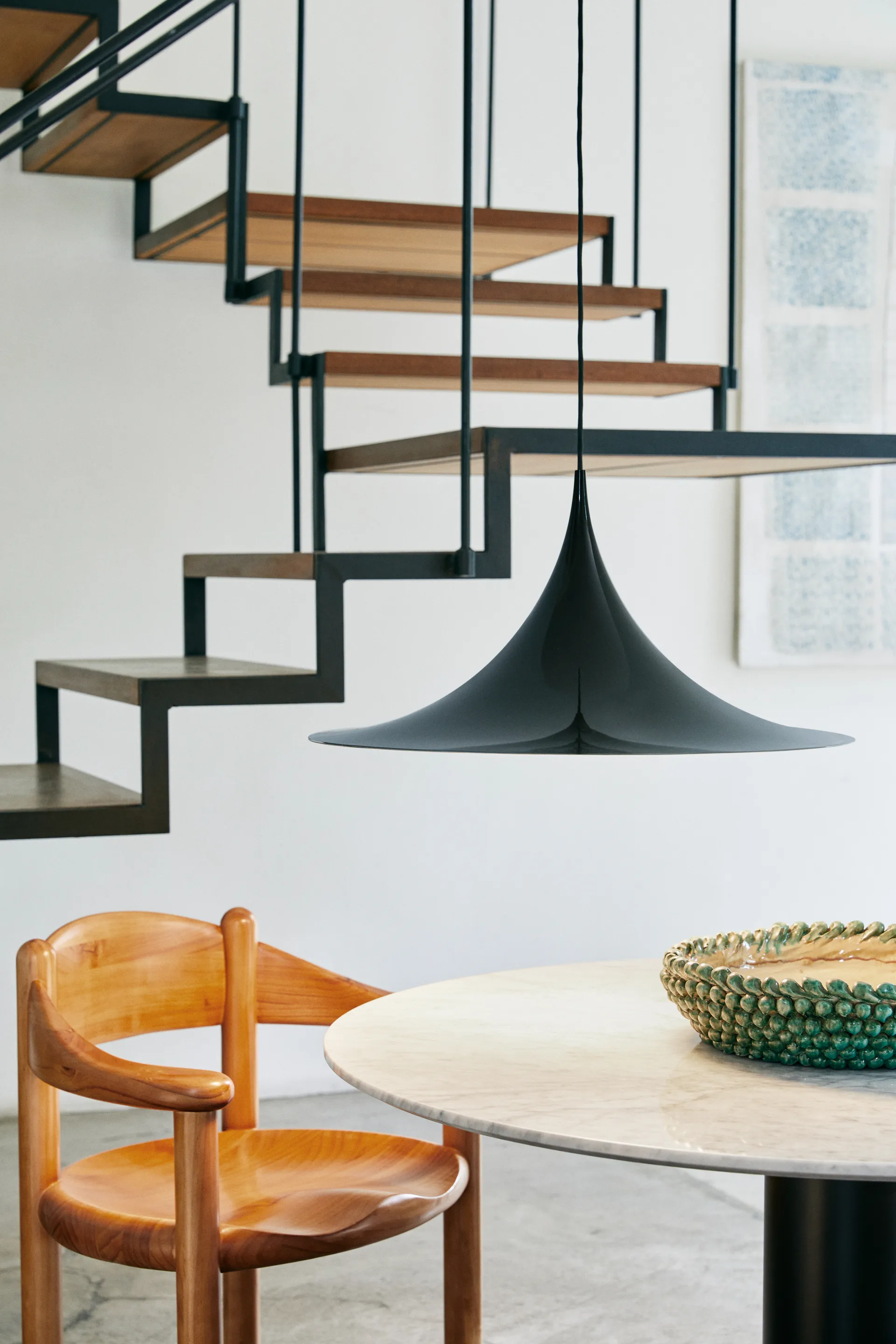 Lampe Semi Ø 60 cm, Dark cocoa glossy GUBI