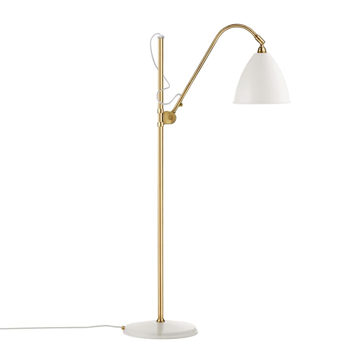 Lampe sur pied Bestlite BL3M, Blanc mat-laiton GUBI